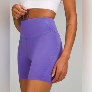 Lululemon Base Pace High-Rise Short 6" in Charged Indigo Size 10 EUC